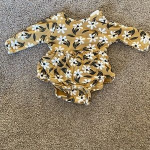 Spearmint onesie dress